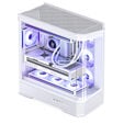 Jonsbo D400 PC-Geh&auml;use, Midi Tower, ATX, Tempered Glass - wei&szlig; image number null