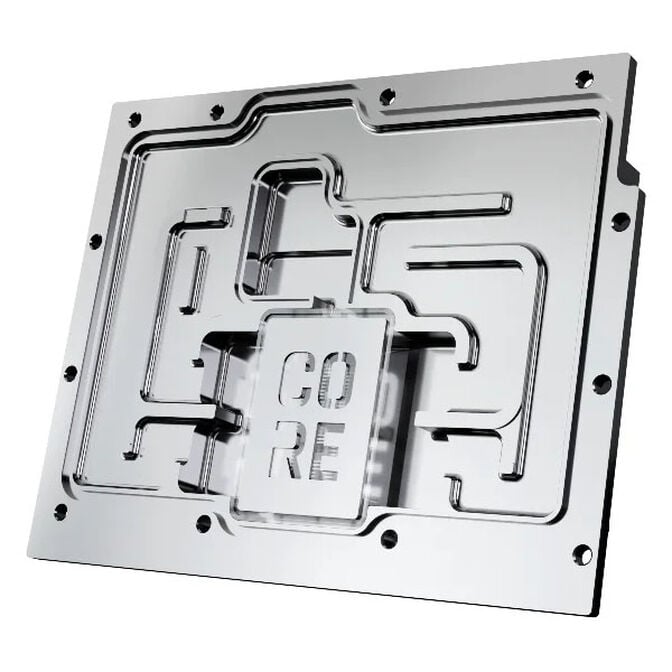 Alphacool Core RX 9070 Aorus Elite GPU water block, ARGB, with backplate - acrylic image number 4