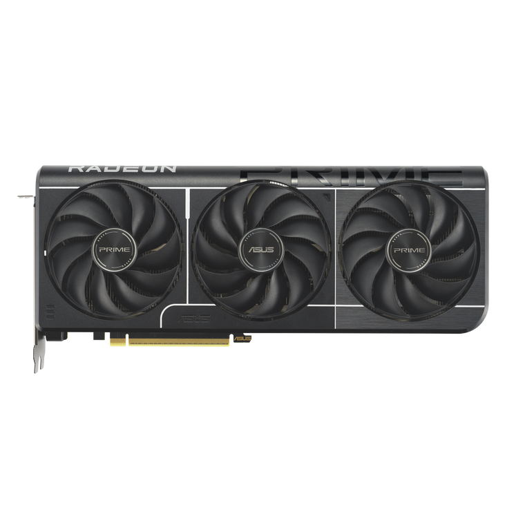 ASUS Prime Radeon RX 9060 XT OC Edition Graphics Card, 16,384 MB GDDR6 image number 1