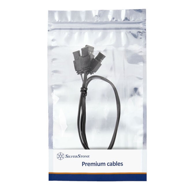 SilverStone ARGB 4-way splitter cable - 30cm image number 7