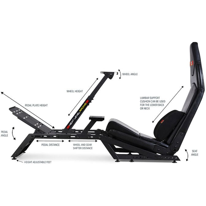 Next Level Racing F-GT Formula and GT Simulator Cockpit image number 2