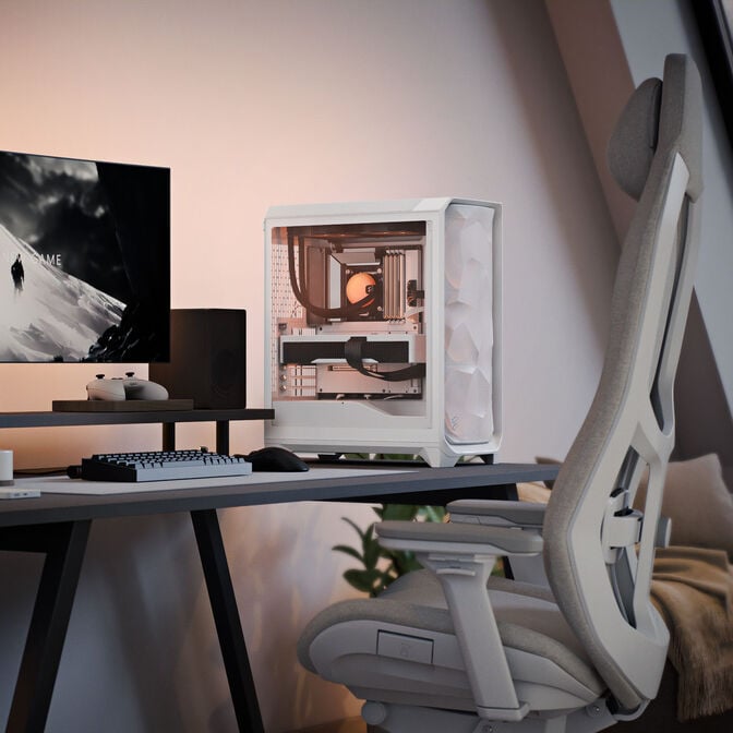 Fractal Design Meshify 3 White TG Clear PC-Geh&auml;use, Midi-Tower, E-ATX - wei&szlig; image number 12