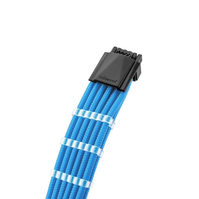 CableMod C-Series PRO ModMesh 12VHPWR to 3x PCI-e Kabel for Corsair - 60cm, light blue image number 1