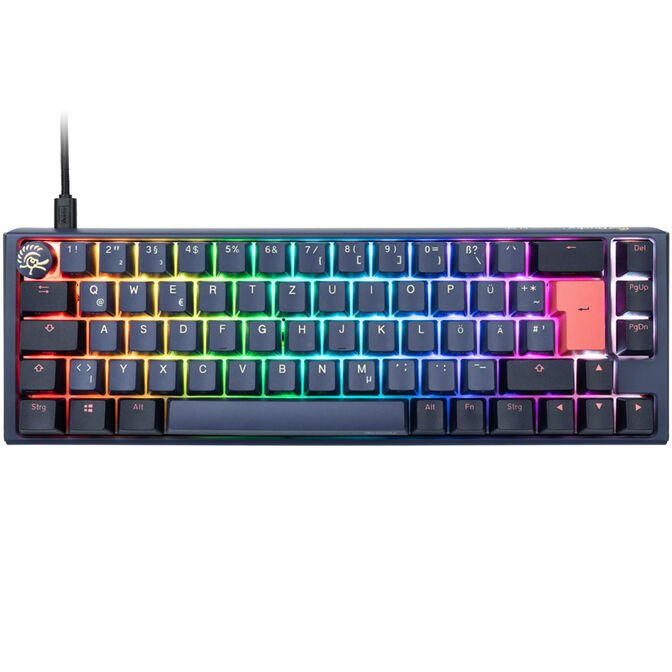 Ducky One 3 Cosmic Blue SF Gaming Tastatur, RGB LED - MX-Blue image number 1