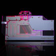 PHANTEKS Glacier G40 RTX 4090 Waterblock with Backplate for MSI, D-RGB - chrome image number null