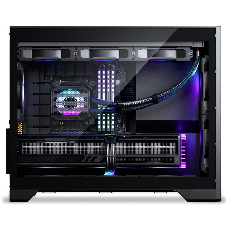 Phanteks XT M3 PC Case, Mini Case, mATX, Tempered Glass - black image number 7