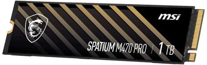 MSI SPATIUM M470 PRO SSD, PCIe 4.0 M.2 Typ 2280 - 1 TB image number 2