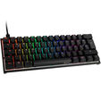 Ducky Mecha Mini Gaming Tastatur, MX-Silent-Red, RGB-LED - schwarz image number null