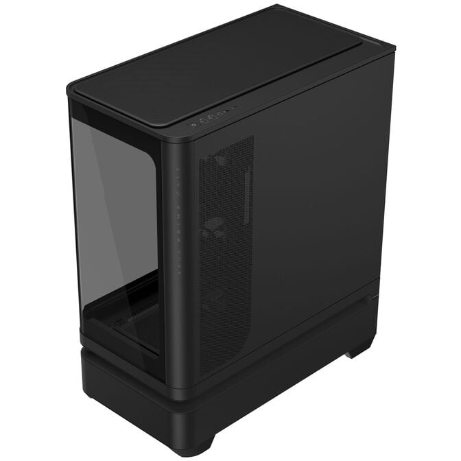 ASUS Prime AP304 ARGB PC Case, Mid Tower, ATX, ARGB, Tempered Glass &ndash; black image number 2