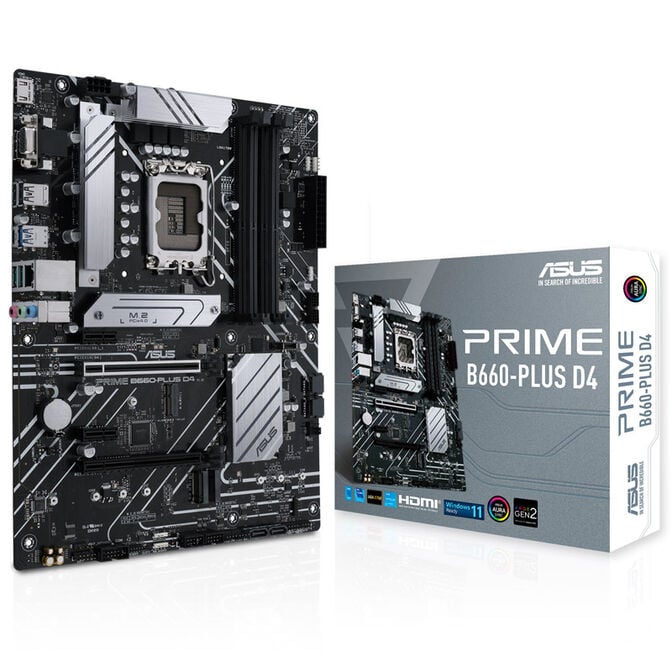 ASUS Prime B660-Plus D4, Intel B660 Mainboard - Sockel 1700, DDR4 image number 0