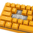Ducky One 3 Yellow Gaming Keyboard, RGB LED - MX-Clear (US) image number null