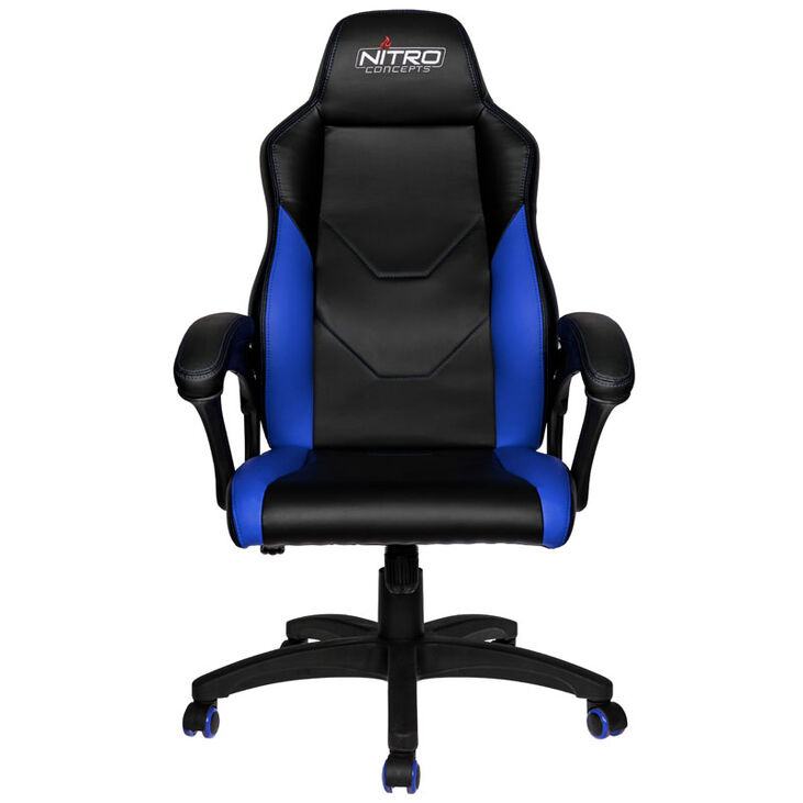 Nitro Concepts C100 Gaming Chair - Black/Blue image number 2