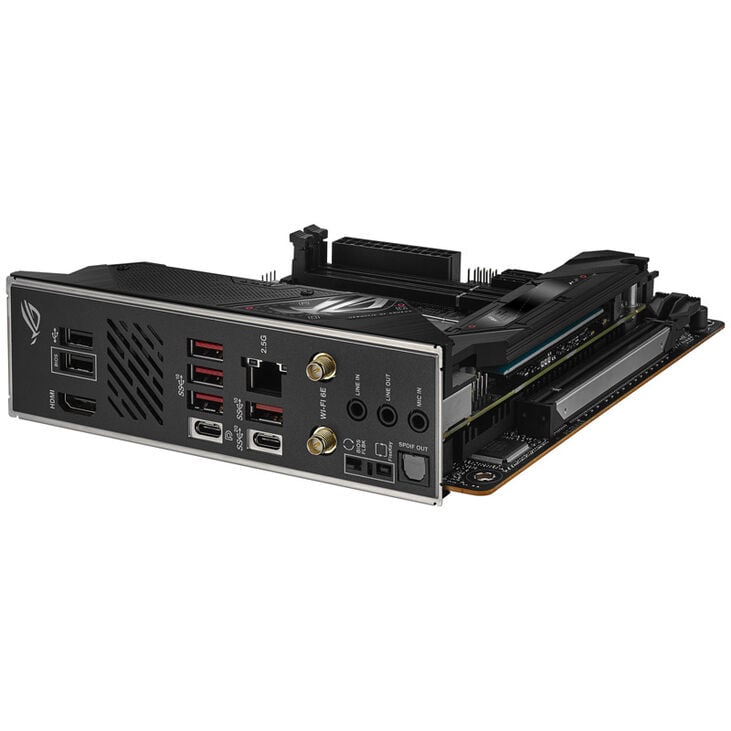 ASUS ROG Strix B650E-I Gaming WiFi Motherboard, Socket AM5, AMD B650, Mini-ITX, DDR5 image number 3