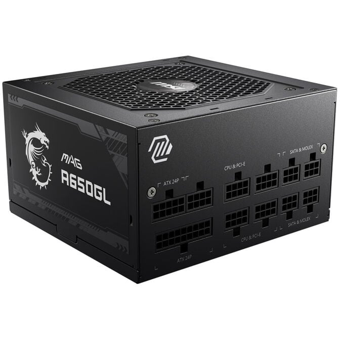 MSI MAG A650GL  Netzteil, 80 PLUS Gold, vollmodular, ATX 3.0 - 650 Watt image number 4