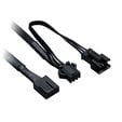 PHANTEKS NV7 - schwarz + D30 PWM Reverse Airflow D-RGB L&uuml;fter, 3er Pack - 120mm image number null