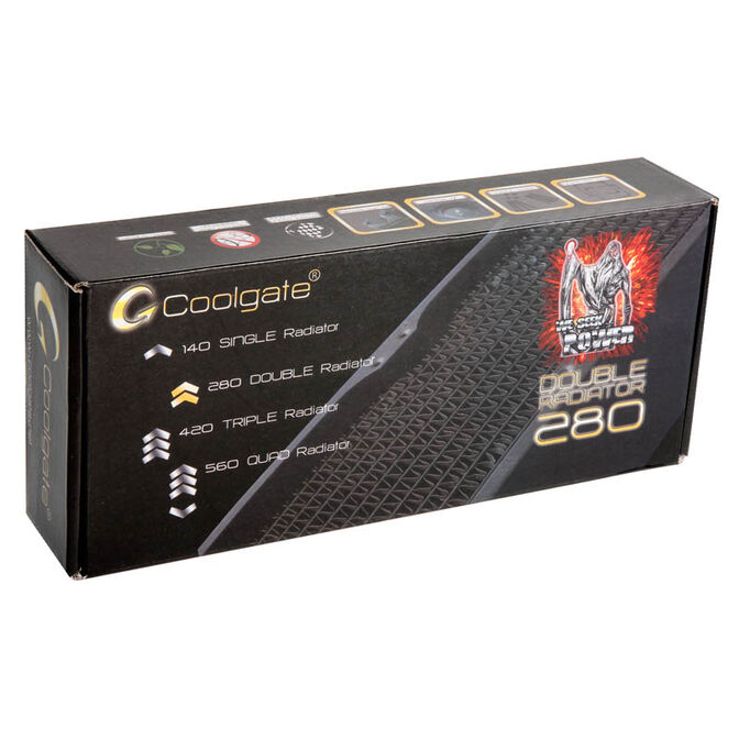 Coolgate CG280 280mm Radiator - schwarz image number 6