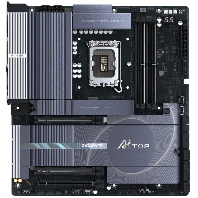 GIGABYTE Z890 AI Top Mainboard, Sockel LGA 1851, Intel Z890, E-ATX, DDR5 image number 2