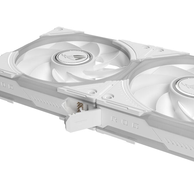 ASUS ROG Eurux GR120 ARGB PWM Fan - Reverse Blade, 3-Pack, white image number 21