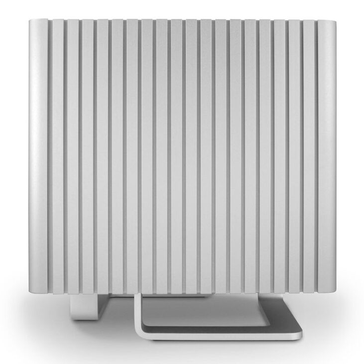 Streacom DB4 Fanless Cube Case + Nano 160 Watt Power Supply - silver image number 2