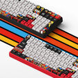 IQUNIX F97 Graffiti Blaze Wireless Gaming Tastatur, RGB - Moonstone Turbo image number null