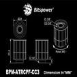 Bitspower Artemis Anschluss gerade G1/4 Zoll AG auf 16/10mm, drehbar - matt schwarz image number null