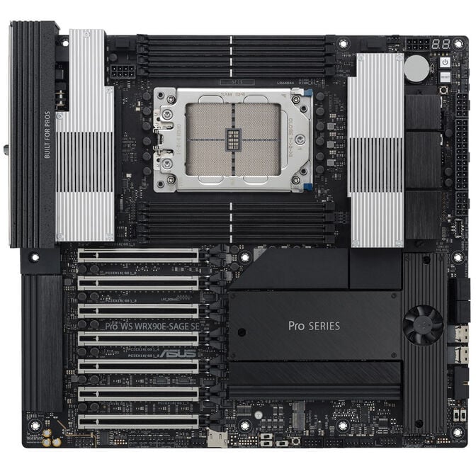 ASUS Pro WS WRX90E-Sage SE, AMD WRX90 Mainboard, Sockel sTR5, DDR5 image number 2
