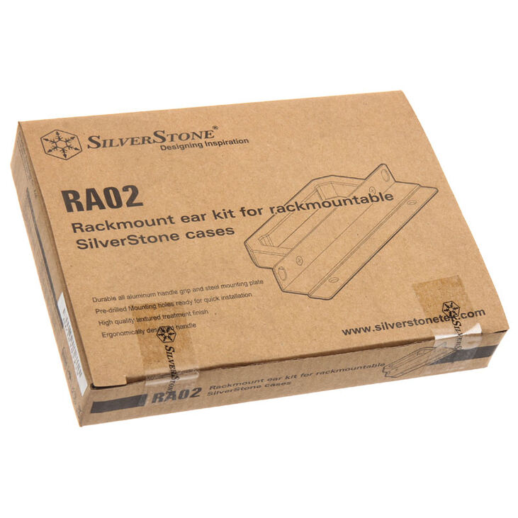 SilverStone RA02 Rackmount Kit für GD07, GD08, GD09 und GD10 - schwarz image number 1