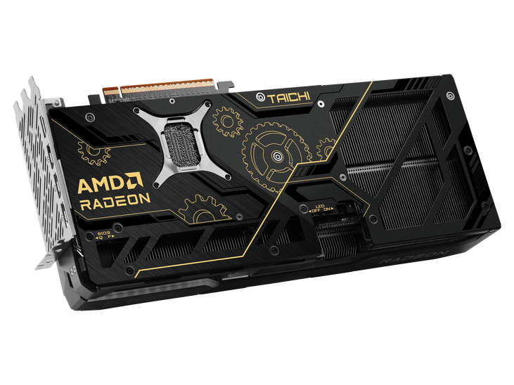 ASrock Radeon RX 9070 XT Taichi OC graphics card, 16384 MB GDDR6