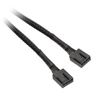 Watercool 4-Pin PWM Extension Male to Male, black - 90cm