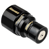 Koolance QD3 quick release straight male to 16/10mm - no-spill, black