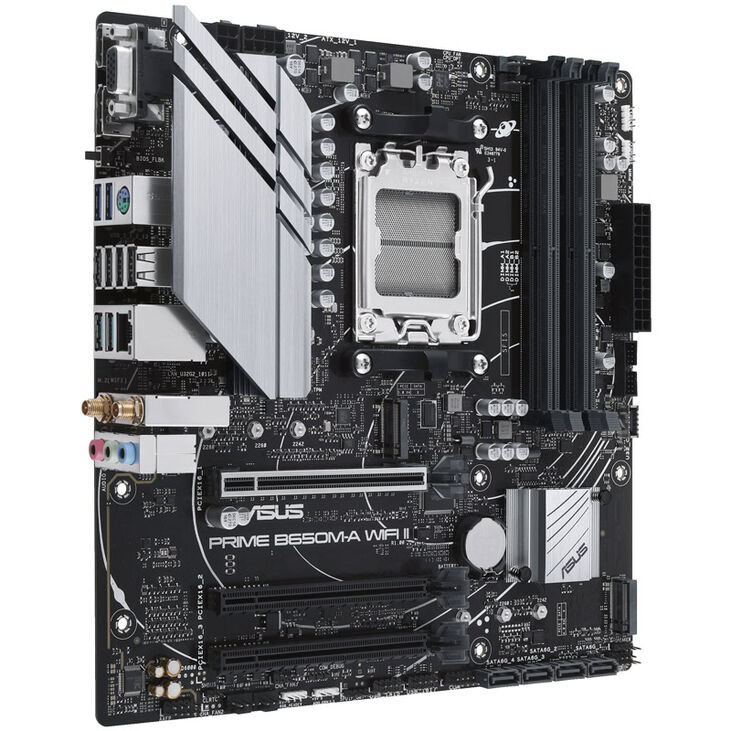 ASUS Prime B650M-A WIFI II Mainboard, Sockel AM5, AMD B650, Micro-ATX, DDR5 image number 5
