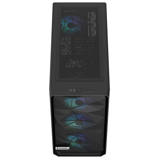 Fractal Design Meshify 2 Lite RGB Mid Tower Light Tint, Tempered Glass, Black image number 3