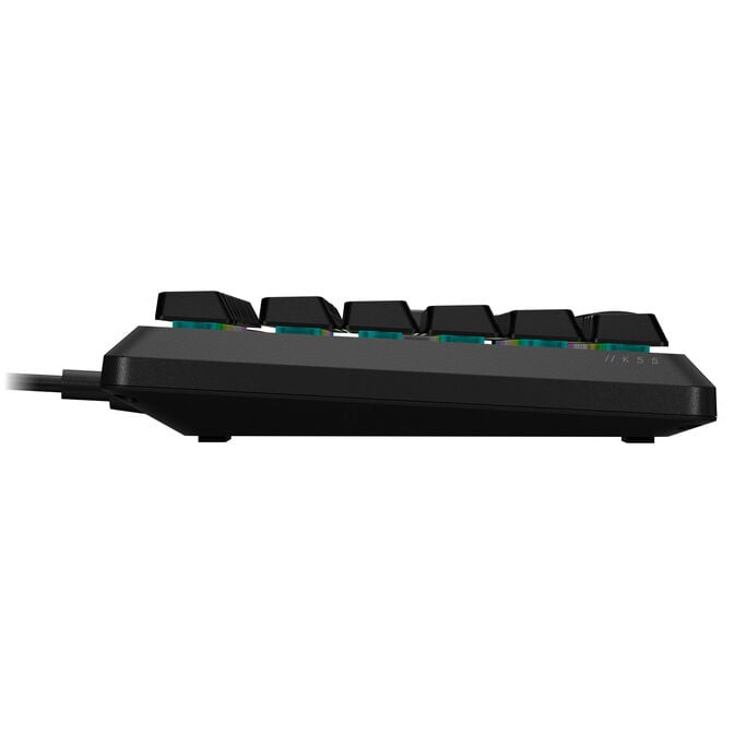 Corsair Gaming K55 Core RGB Gaming Keyboard, Full-Size (100%), Rubber Dome &ndash; black, ISO (DE) image number 5