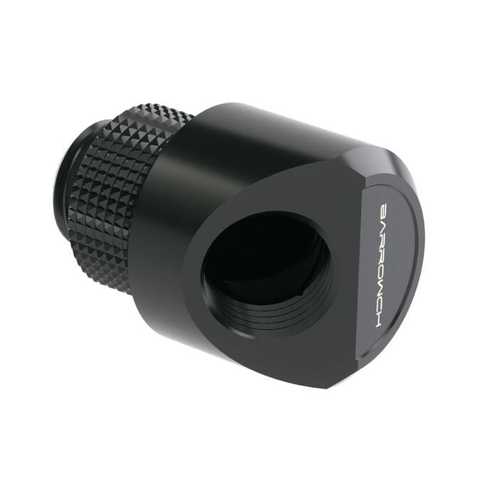 Barrow Adapter 45 Grad G1/4 Zoll AG auf G1/4 Zoll IG - drehbar, schwarz image number 0