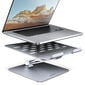 AXAGON STND-LQ Ständer für 10 bis 16 Zoll Laptops und Tablets - silber