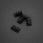 King Mod Service 6-Slot Kabelkamm 3mm klein - schwarz - 5er Set