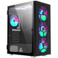 Montech X3 Glass Mid Tower, RGB, Tempered Glass - Black