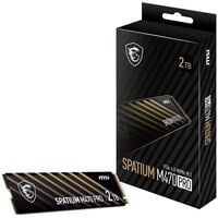 MSI Spatium M470 Pro SSD, PCIe 4.0 M.2 Type 2280 - 2 TB