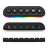 Streamplify HUB DECK 5, 4x USB 3.0, 1x USB 2.0, RGB, 12V, EU-Netzkabel - schwarz image number null