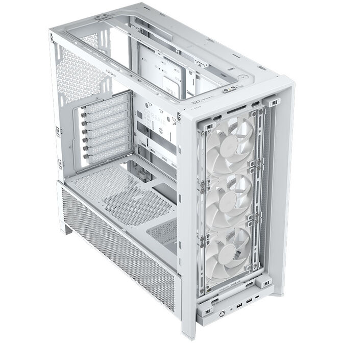 Corsair Frame 4000D RS PC-Geh&auml;use, Midi-Tower, E-ATX, Tempered Glass - wei&szlig; image number 1