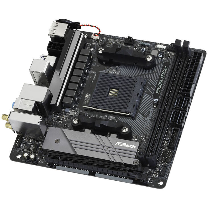 ASRock B550M-ITX/ac, AMD B550 Mainboard - Sockel AM4 image number 4