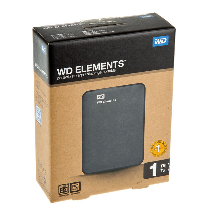 Western Digital Elements Portable, external USB 3.0 - 1 TB image number 5