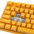 Ducky One 3 Yellow Gaming Tastatur, RGB LED - MX-Speed-Silver (US) image number null