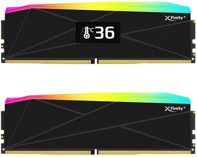 V-Color Manta XFinity+ aRGB DDR5-6400 RAM, CL32, EXPO - 32 GB Dual-Kit, 2 x 16 GB, schwarz image number 1