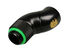 Bitspower Adapter 90 Grad G1/4 Zoll AG auf G1/4 Zoll IG - 2x drehbar, schwarz matt image number null