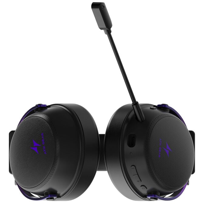 ATK Neptune N9 Ultra Gaming-Headset, kabellos, 7.1 - schwarz/purpur image number 7