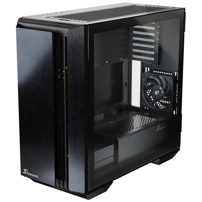 Seasonic SYNCRO Q704 PC Case, Mid Tower + SYNCRO DGC-750 Gold Power Supply - black image number 1