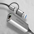 AXAGON ADE-TXCA Gigabit Ethernet Adapter, USB-C + USB-A - titanium grey image number null