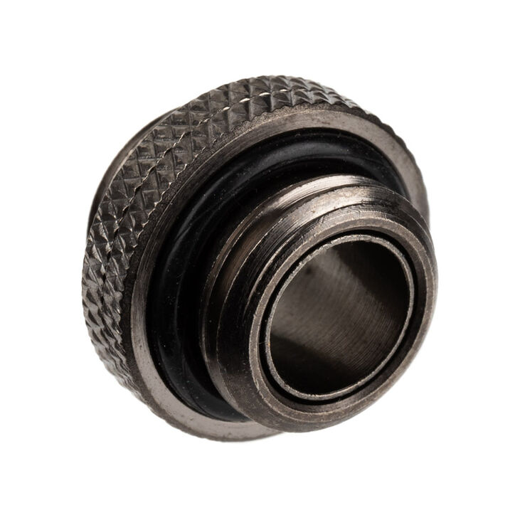 Alphacool ES Dual Adapter, Plug-in, G1/4 Female to G1/4 Female - Black image number 1