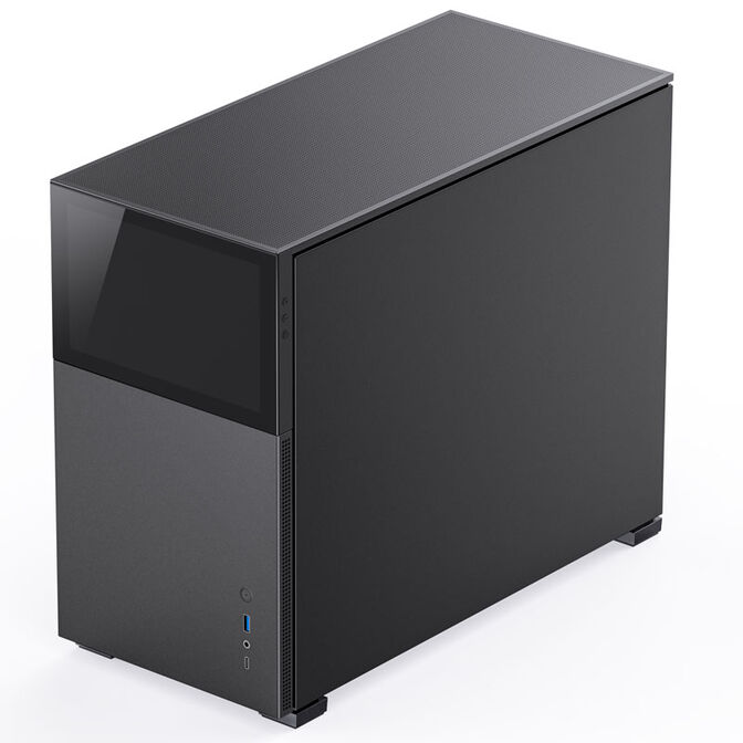 Jonsbo D31 Screen Micro-ATX Geh&auml;use, Tempered Glass - schwarz image number 2